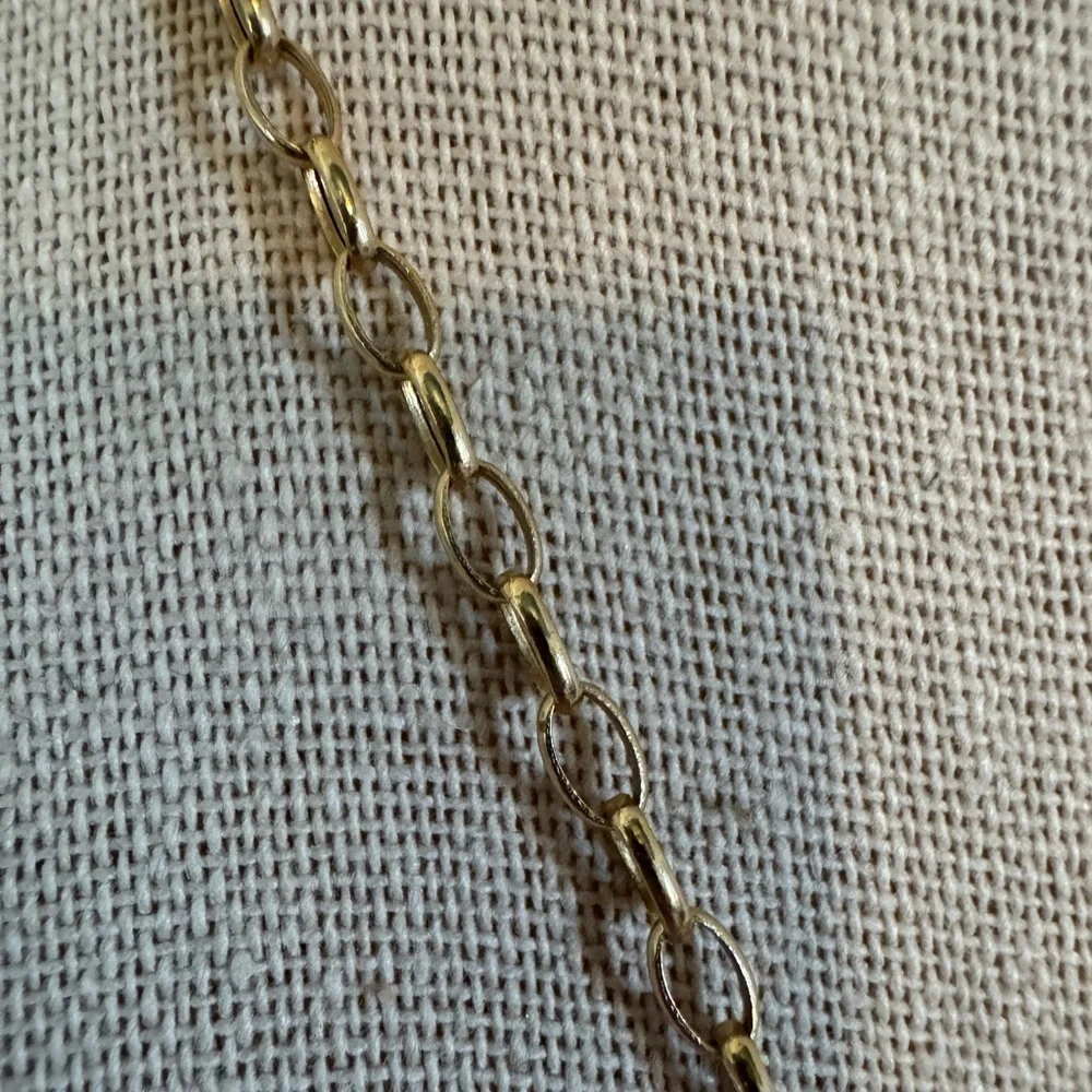 14K GOLD OVAL CHAIN CONNECTOR NECKLACE - does not include infinity connector - Picture 3 of 7